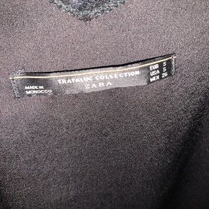 ZARA black off the should dress